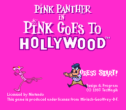 Pink Panther in Pink Goes to Hollywood